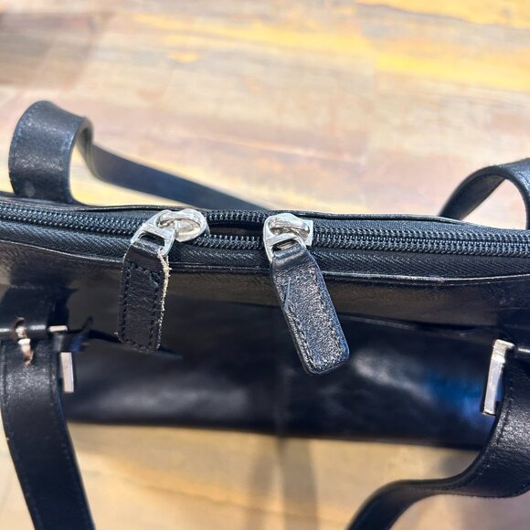 DANIER black leather tote - Picture 8 of 11